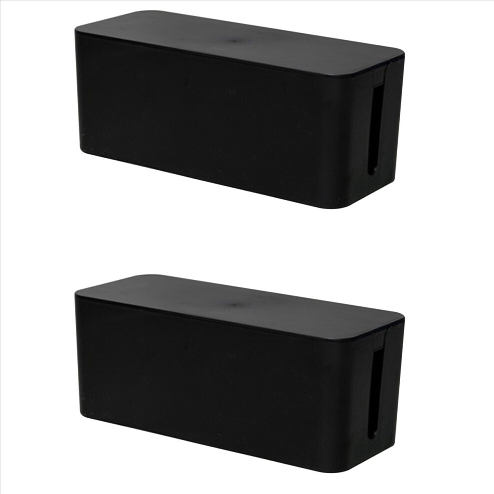 2X Cable Management Box Cord Organizer Power Strip 4851335389287