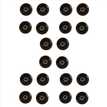 20Pcs Roller Skates Rubber Wheels Anti-Skid Mute W