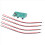 3X 2.4G 4 Channels Wireless RC Transmitter Receive 4