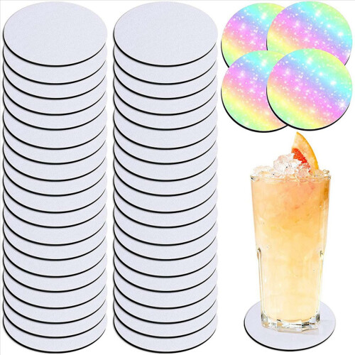 Round Sublimation Blank Coaster Heat Transfer Hot 2