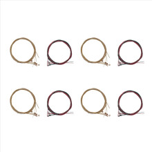 8 Sets of 24 Guitar Strings Replacement Steel Stri
