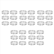 30PCS Cooking Round Cake Ring Mold, Stainless Stee