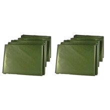 8Pack Emergency Blanket Ultra Light Reusable Mylar