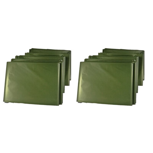 8Pack Emergency Blanket Ultra Light Reusable Mylar 1