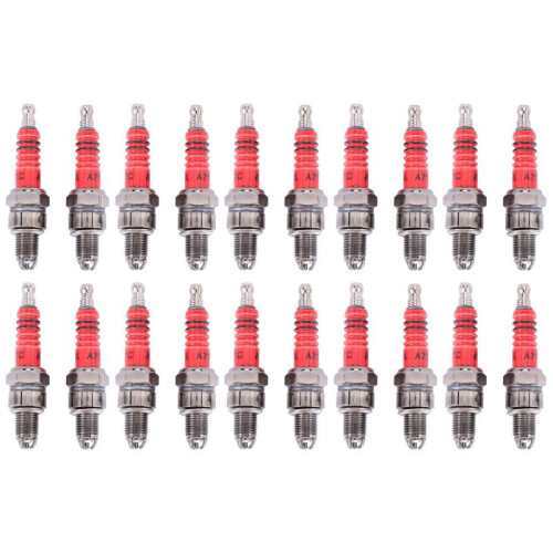 Pack of 20 Racing 3 Electrode A7Tc for 50Cc 110Cc