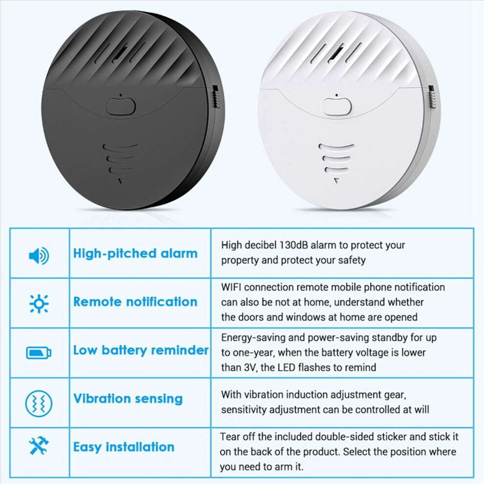 3X Tuya Smart Wifi Alarm Door And Window Vibration 4851335394137