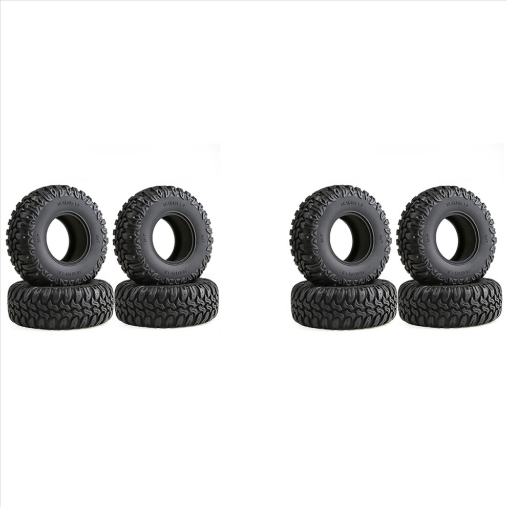 8Pcs 105Mm 1.9 Rubber Tires Wheel Tyres For 1/10 R 4851335395110