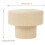 60Pcs Round Unfinished Wood Drawer Knobs 35mm Dia 10