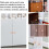 60Pcs Round Unfinished Wood Drawer Knobs 35mm Dia 6
