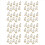 80 Sets Mini Display Easel with Canvas 8X8cm Weddi 2