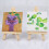 80 Sets Mini Display Easel with Canvas 8X8cm Weddi 6