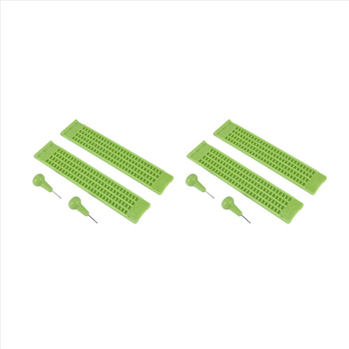 2X 4 Lines 28 Cells Braille Writing Plastic Kit, G 1