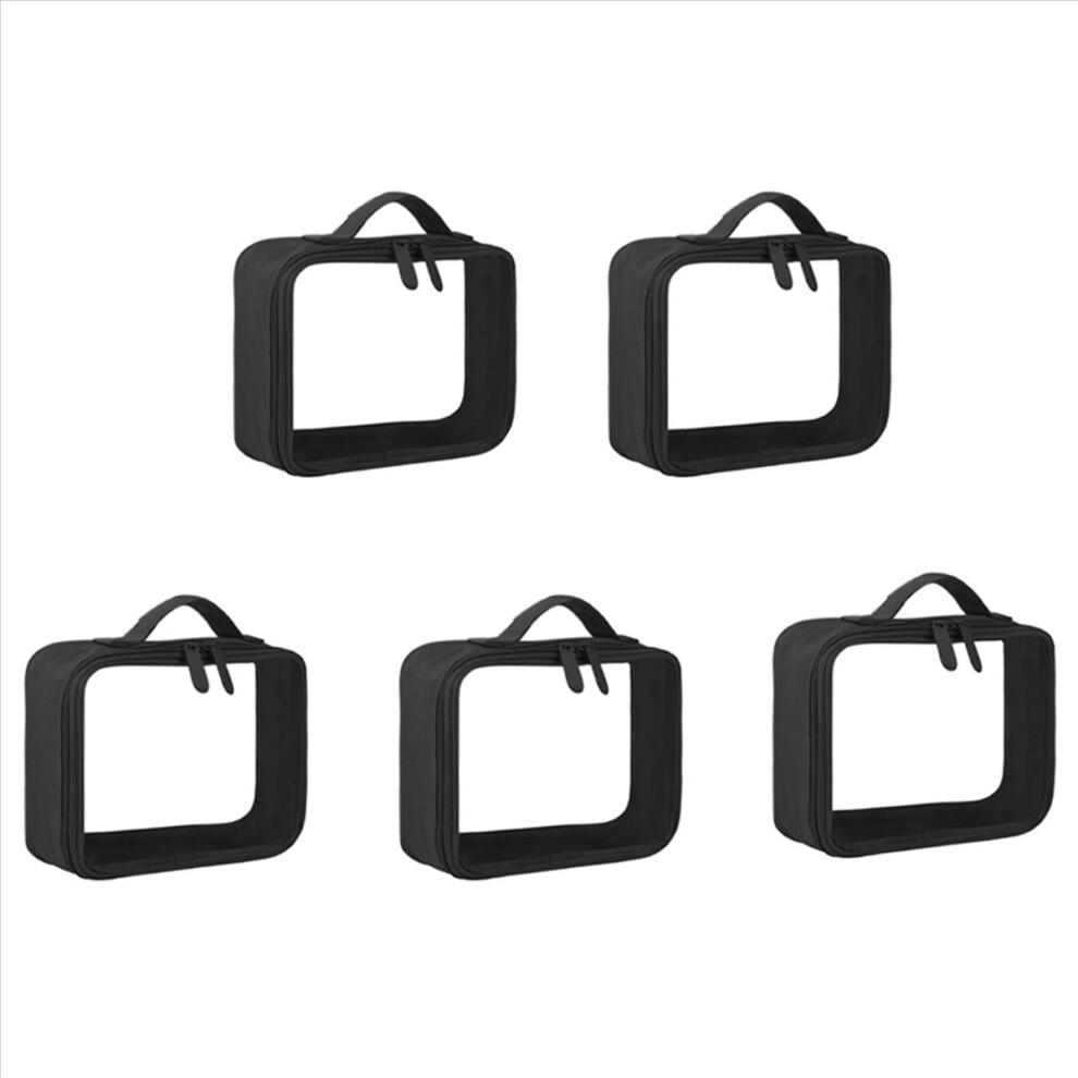 Semoic 5X Travel Clear Makeup Bag Organizer Transparent P