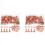 100 Sets Copper Rivets and Burrs, for Leather Belt 1