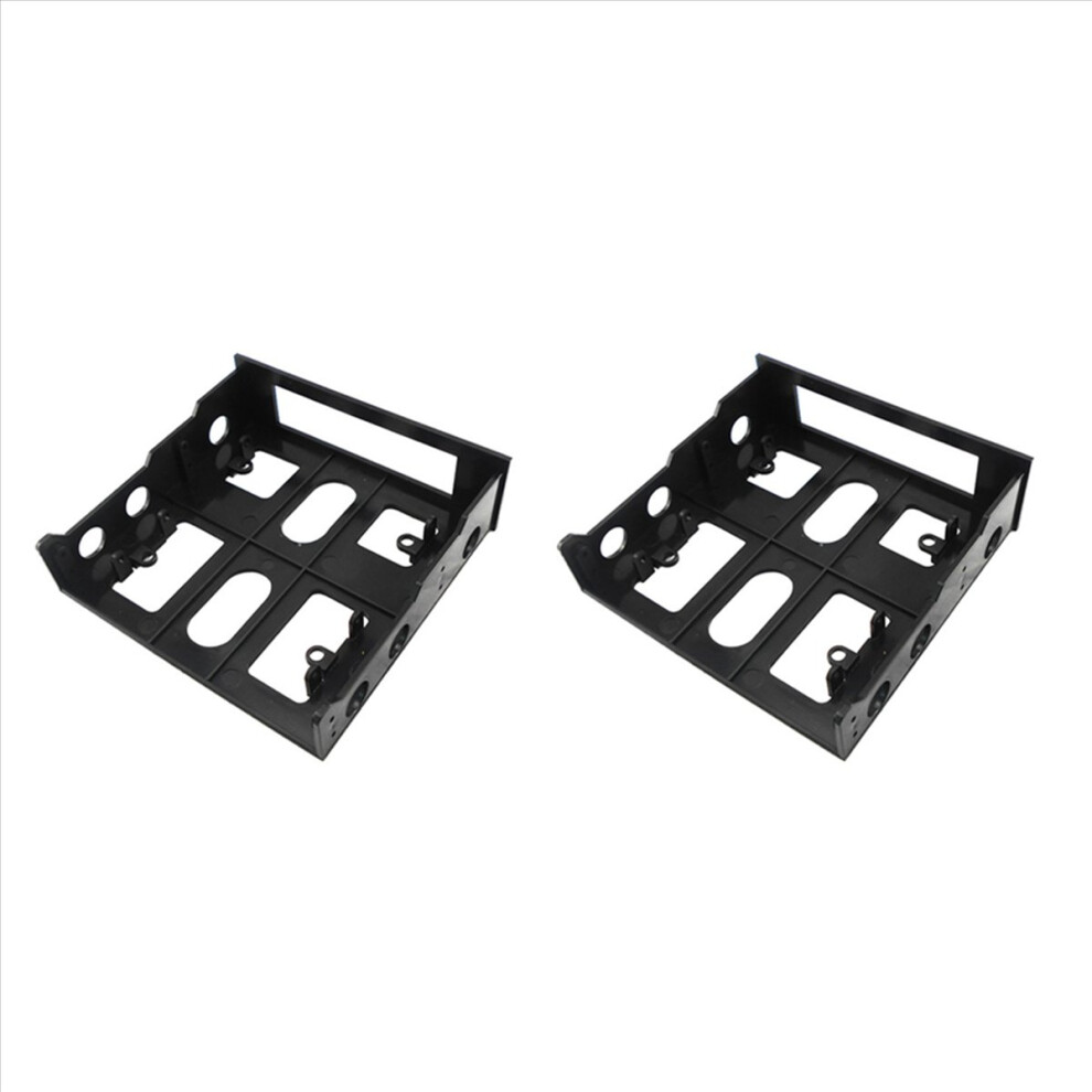 2X 3.5 Inch To 5.25 Floppy Optical Drive Bay Mount 4851335395882