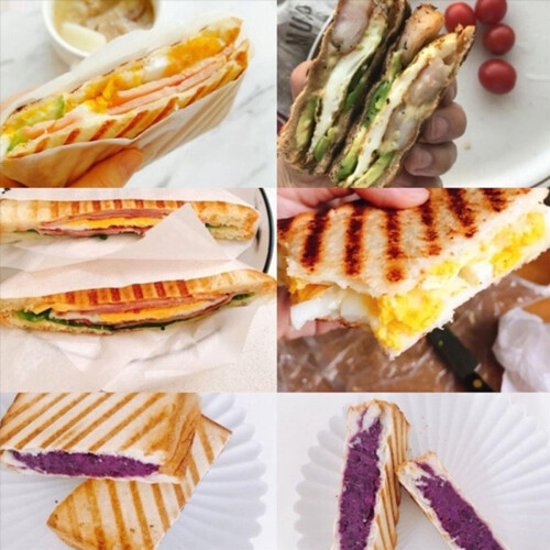 3X Grilled Sandwich Maker,Bread Toast Breakfast Ma 1