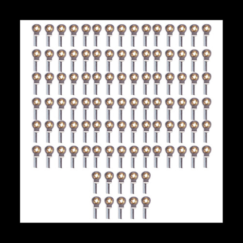100Pcs Metal M3 Link Tie Rod End Ball Joint for 1/