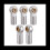 100Pcs Metal M3 Link Tie Rod End Ball Joint for 1/ 5