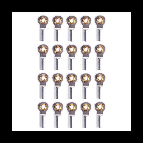 100Pcs Metal M3 Link Tie Rod End Ball Joint for 1/ 2