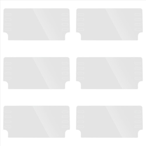 6X Latest Car Hd Tempered Glass Screen Protector F