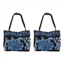 2X Chinese Style Women Handbag Embroidery Ethnic S