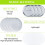 200 Sets Round Button Parts Blank Making Supplies 5
