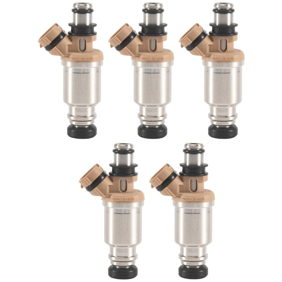 5X 23250-16150 Injector Nozzle For Ae110 4Afe 5Afe Silver 4851335399354