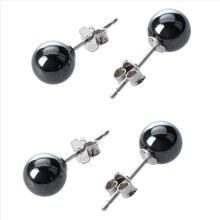 2X + 925 Sterling Silver Earrings Ear Studs 0.23 i