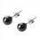 2X + 925 Sterling Silver Earrings Ear Studs 0.23 i 4