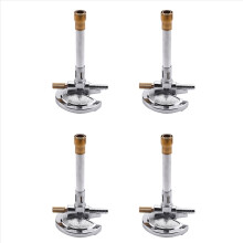 4Pcs Mini Single Tube Bunsen Burner Gas Light for
