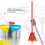 8Pcs Epoxy Mixing Stick Paint Stirring Rod Putty C 6