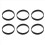 6X Fashion Silicone Rubber Elasticity Wristband Wr 1