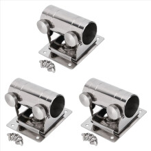 3X Fishing Umbrella Base Stand, Adjustable Stainle