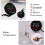 2X 5 in 1 Water Temperature USB Rechargeable Time 7