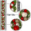 2X Black and White Gingham Christmas Table Runner 7