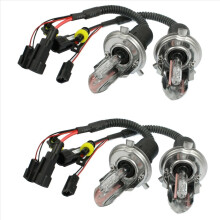 4 Pcs 35W DC 12V 12000K H4 HID Xenon Hi/Lo Beam Fr