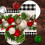 2X Black and White Gingham Christmas Table Runner 6