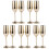 10Pcs Shatterproof Stainless Champagne Glasses Bru 1