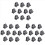30Pcs Scuba Diving Silicone Clip Snorkel Mask Keep 1