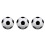 3X Size 5 Professional Training Soccer Balls PU Le 1