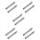 10 PCS Silver Aluminum Alloy Chalk Keeper Holder 2