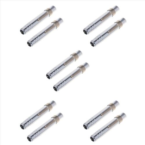 10 PCS Silver Aluminum Alloy Chalk Keeper Holder 1
