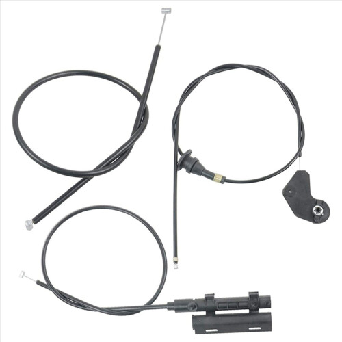 9PCS Engine Bowden Cable Hood Release Wire for E39 2
