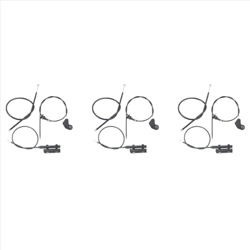 9PCS Engine Bowden Cable Hood Release Wire for E39 1
