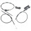 9PCS Engine Bowden Cable Hood Release Wire for E39 8