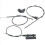9PCS Engine Bowden Cable Hood Release Wire for E39 4