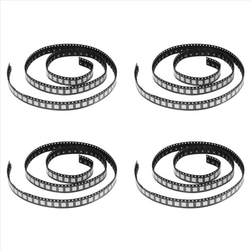 400PCS WS2812B RGB LED Chip 5050SMD White PCB WS28 1