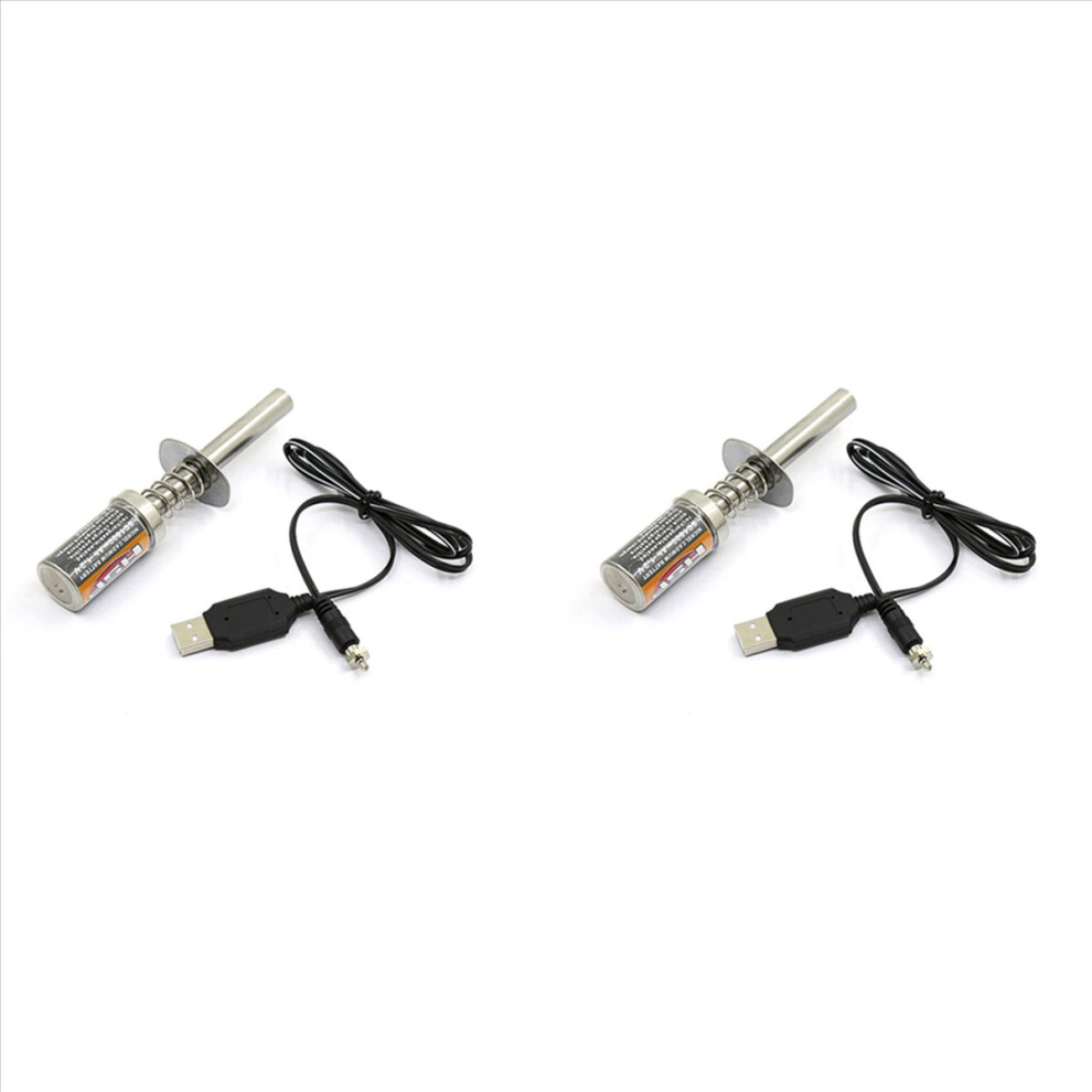 2X Rc Nitro 1.2 V 1800Mah Rechargeable Glow Plug I Light 4851335300770
