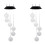 2X Outdoor Solar-Powered Hanging Wind Chime, Windc 1
