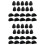 Face Paint Sponges Painting Black High Density for 1